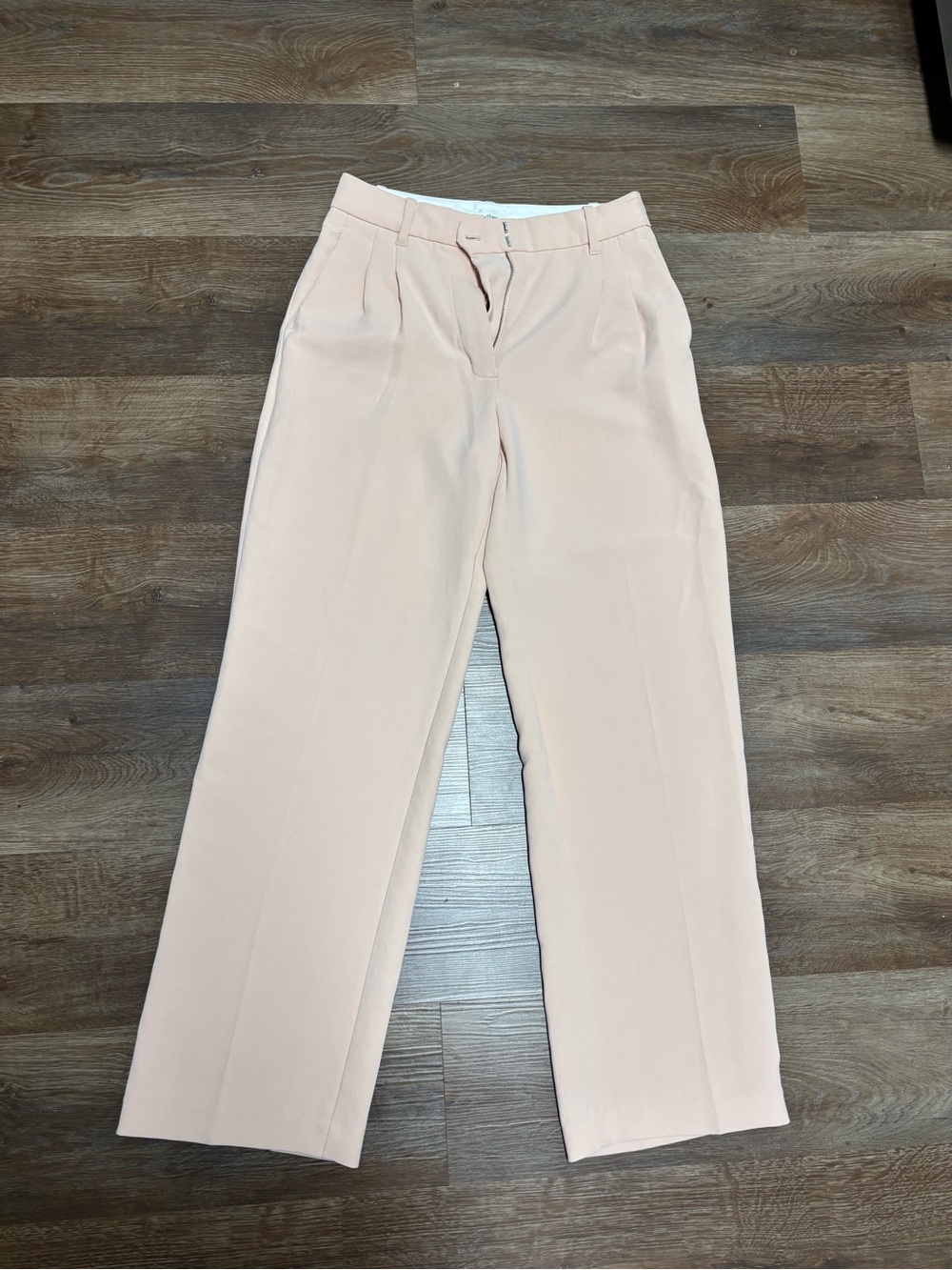 Aritzia light peachy pink Wilfred pants women's size 6
